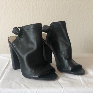 NEVER WORN - Vince Camuto Black Leather Heels